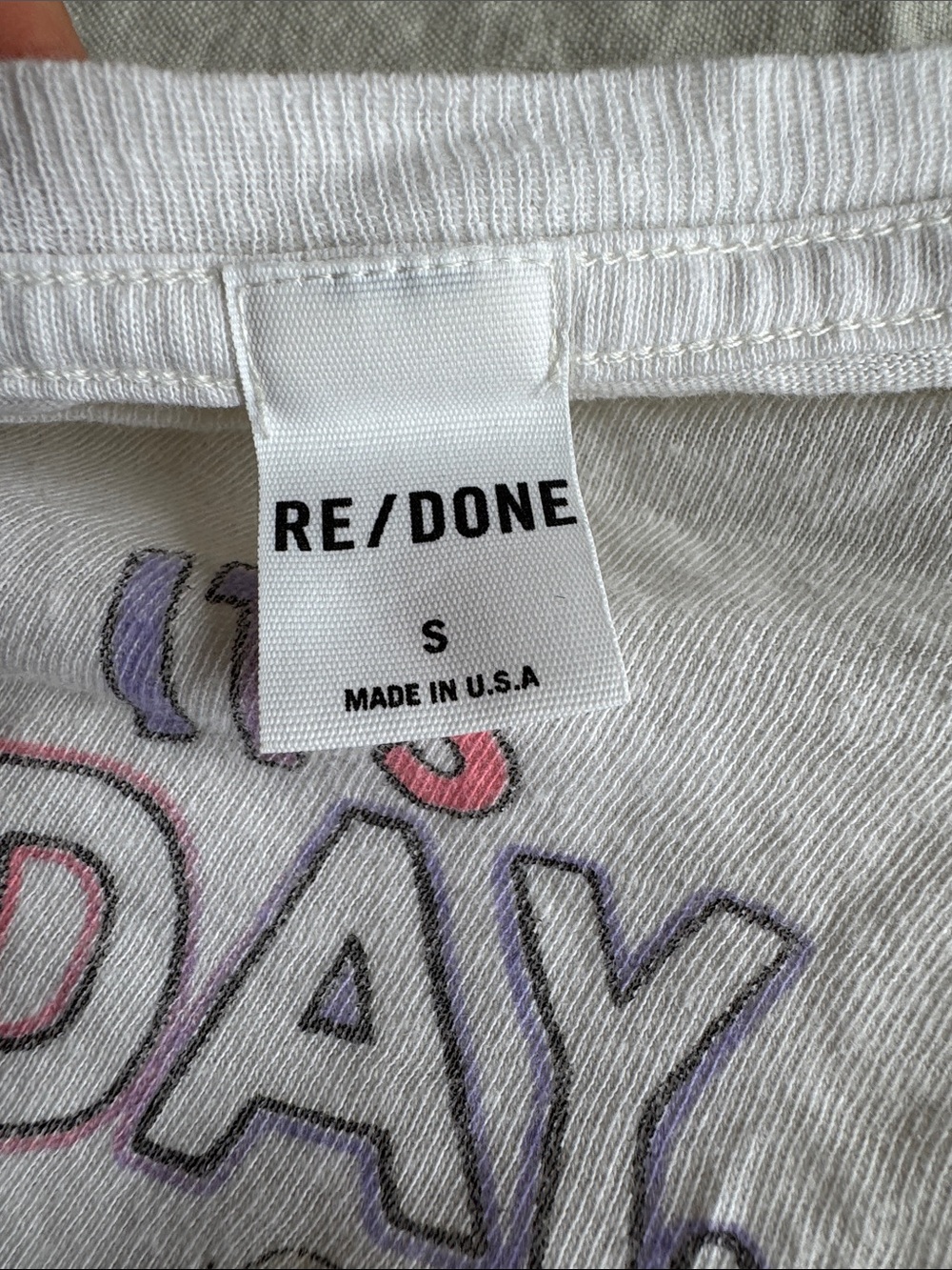 RE/DONE small women's t shirt
"It's Monday, BEAR with me." - Picture 7 of 8